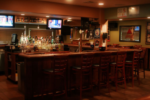 Bar at the Brass Rail in Matawan,NJ